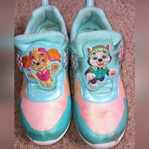 Skye and Everest Paw Patrol velcro shoes
